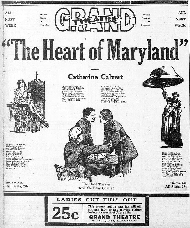 Poster for The Heart of Maryland