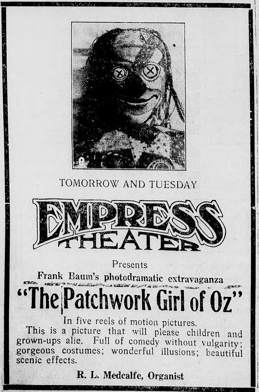 Poster for The Patchwork Girl of Oz