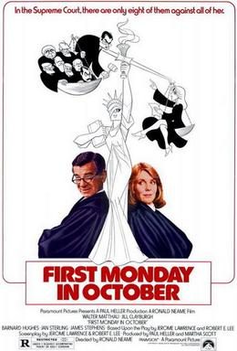 Poster for First Monday in October