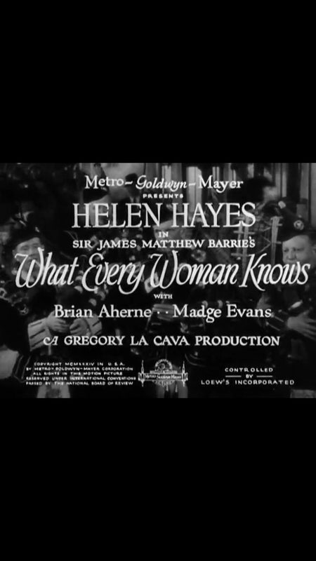 Poster for What Every Woman Knows
