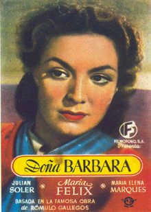 Poster for Doña Bárbara