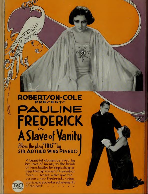 Poster for A Slave of Vanity
