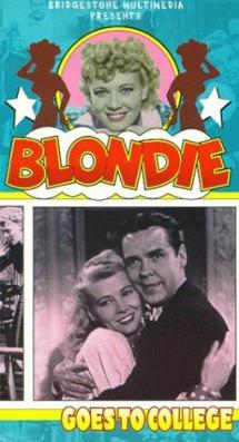 Poster for Blondie Goes to College