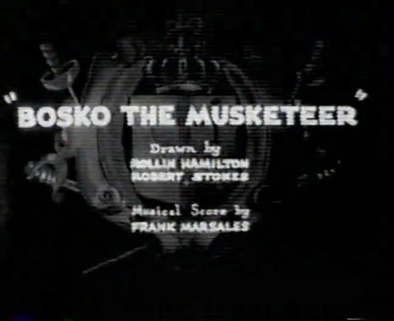 Poster for Bosko the Musketeer