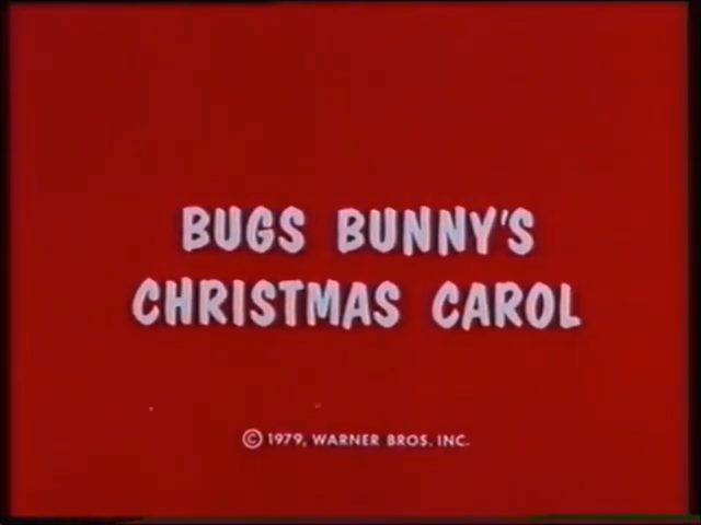 Poster for Bugs Bunny's Christmas Carol