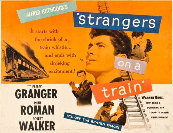 Poster for Strangers on a Train
