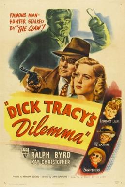 Poster for Dick Tracy's Dilemma