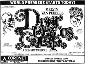 Poster for Don't Play Us Cheap