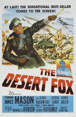 Poster for The Desert Fox: The Story of Rommel