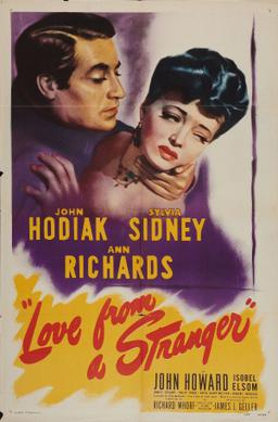 Poster for Love from a Stranger