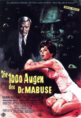 Poster for The Thousand Eyes of Dr. Mabuse