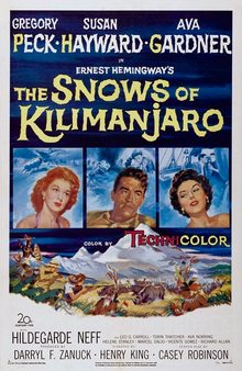 Poster for The Snows of Kilimanjaro