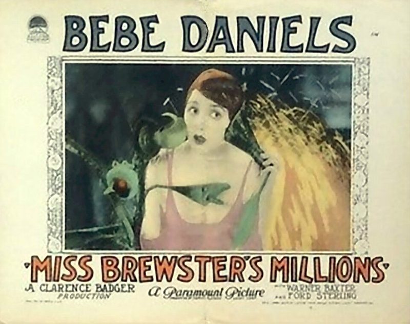 Poster for Miss Brewster's Millions