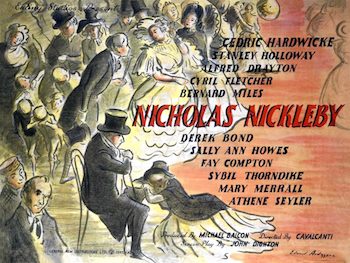 Poster for The Life and Adventures of Nicholas Nickleby
