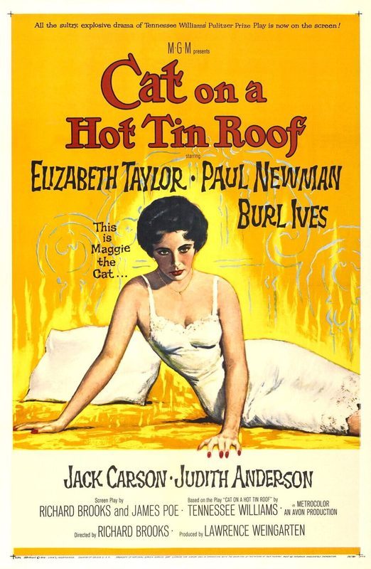 Poster for Cat on a Hot Tin Roof