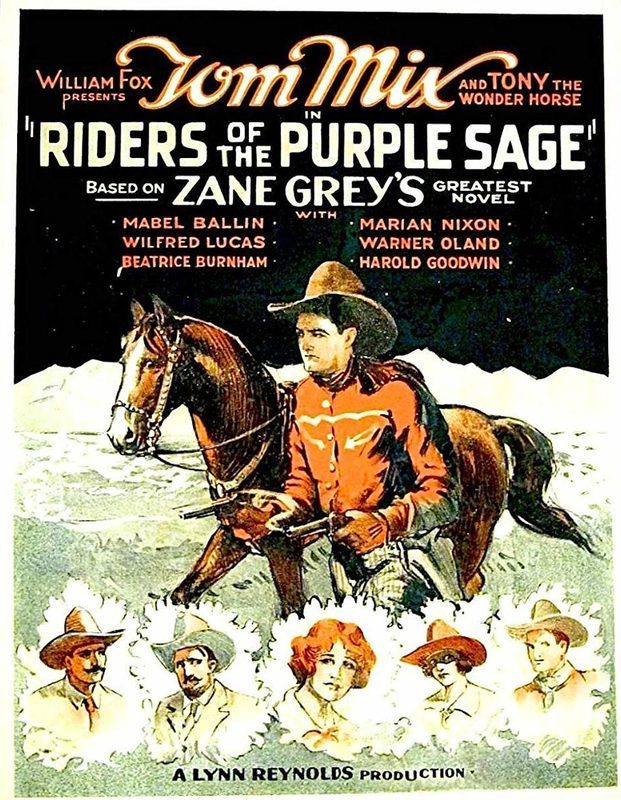 Poster for Riders of the Purple Sage
