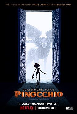 Poster for Guillermo del Toro's Pinocchio
