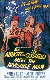 Poster for Abbott and Costello Meet the Invisible Man