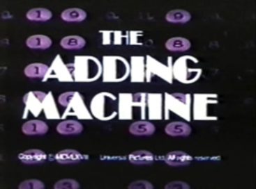 Poster for The Adding Machine