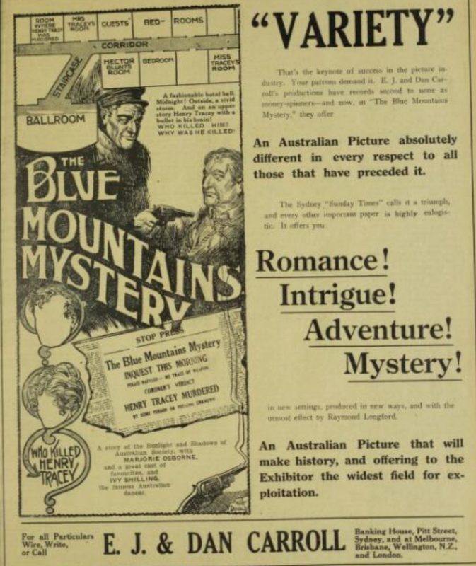Poster for The Blue Mountains Mystery