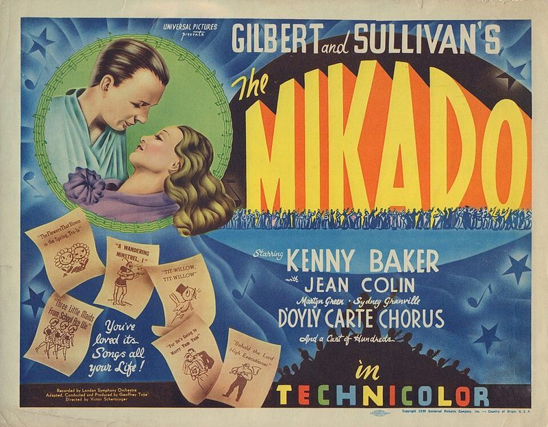 Poster for The Mikado
