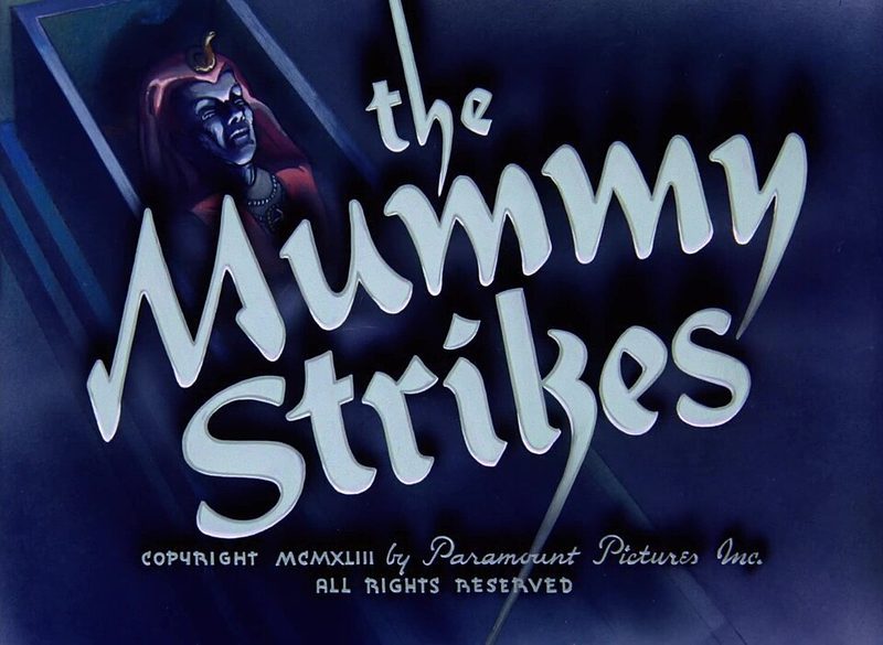 Poster for The Mummy Strikes