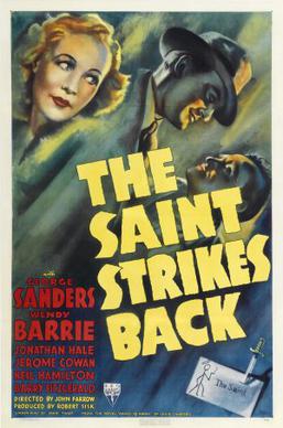 Poster for The Saint Strikes Back