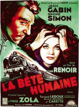 Poster for La Bête Humaine