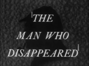 Poster for The Man Who Disappeared