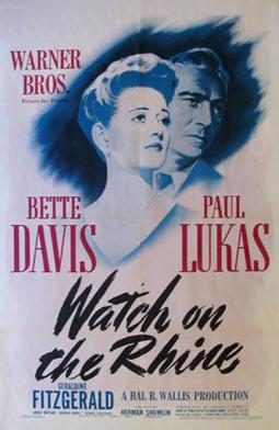 Poster for Watch on the Rhine