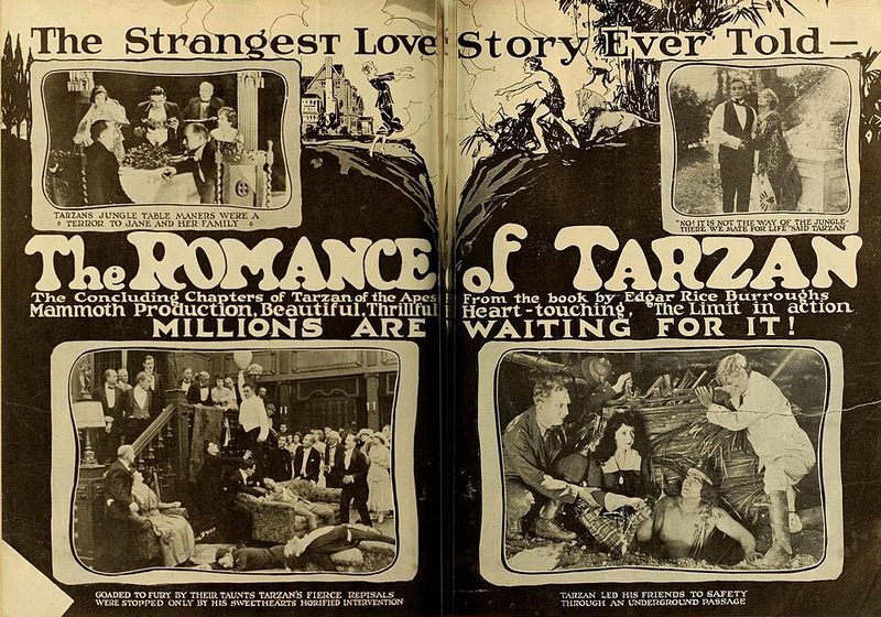 Poster for The Romance of Tarzan
