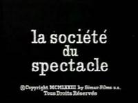 Poster for The Society of the Spectacle